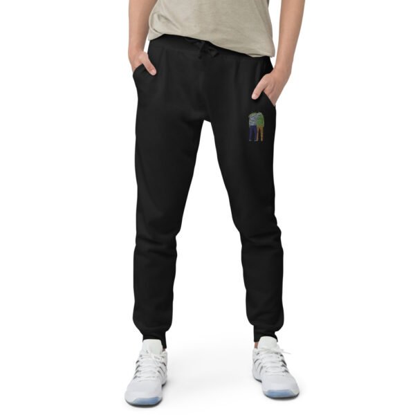 Agapelife Classic Set Fleece Sweatpants - The BLACK Collection