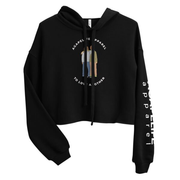 Classic Cropped Hoodie - The BLACK Collection - Image 2