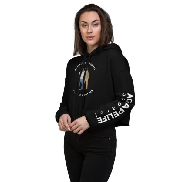 Classic Cropped Hoodie - The BLACK Collection - Image 3